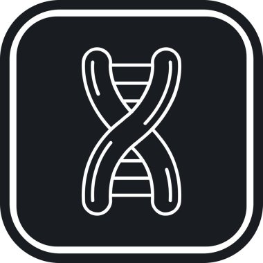 DNA simgesi vektör illüstrasyonu