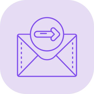 vektör posta simgesi illüstrasyonu