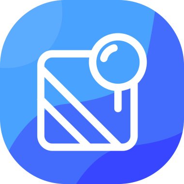 Vektör konumu simge illüstrasyonu