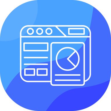 çamaşır makinesi simgesi, vektör illüstrasyonu