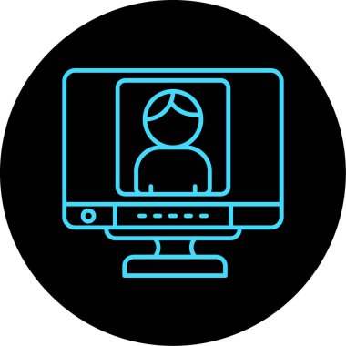 Seo ve pazarlama simgelerinin vektör illüstrasyonu