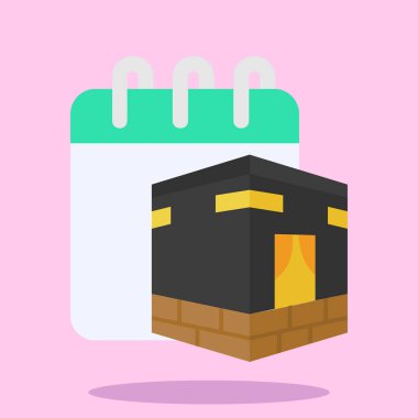 Doğum günü hediyesi kutusu ikonu. Web tasarımı için doğum günü hediyesi kutusu vektör simgesinin düz çizimi