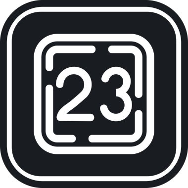 vektör çizim tek izole Saat simgesi