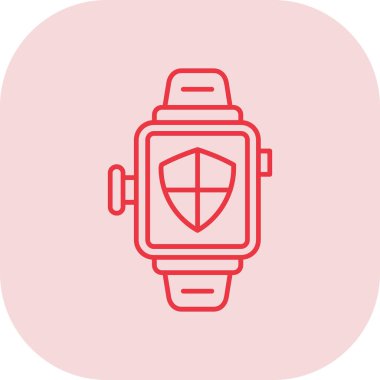 akıllı saat simge vektör illüstrasyonu