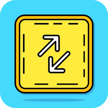 ok simgesi vektör illüstrasyonu