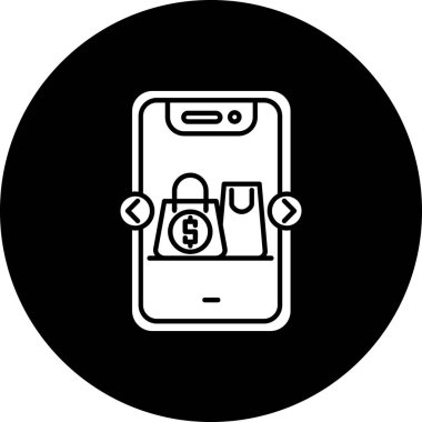 vektör para çantası simgesini