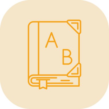 kitap simgesi vektör illüstrasyonu