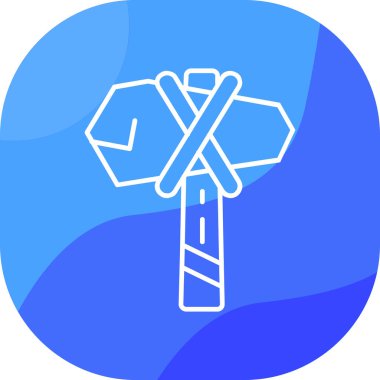 Modern simgenin vektör illüstrasyonu