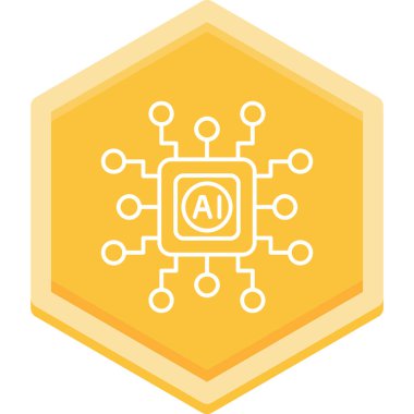 İşlemci. Web simgesi basit illüstrasyon