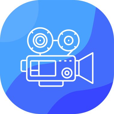 video simgesi vektör illüstrasyonu