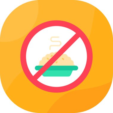 yiyecek web simgesi, vektör illüstrasyonu