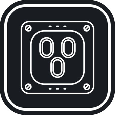 Benzin istasyonu simgesi, basit tasarım