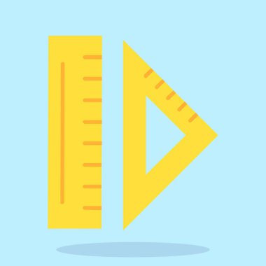 cetvel simgesi çizimi