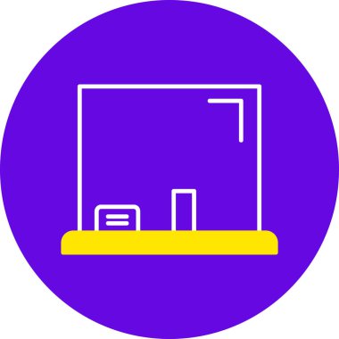 Modern bir bilgisayarın vektör illüstrasyonu