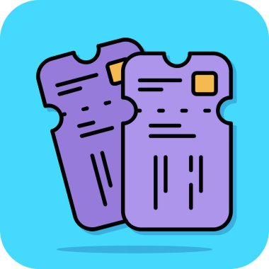 mor renkli mor boks eldivenlerinin vektör karikatürü