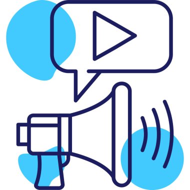 hoparlör vektör illüstrasyonu