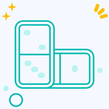 Turkuaz arka planda izole edilmiş kalp ikonu olan akıllı saat. Kalp atışı ikonlu fitness ekipmanları. vektör.