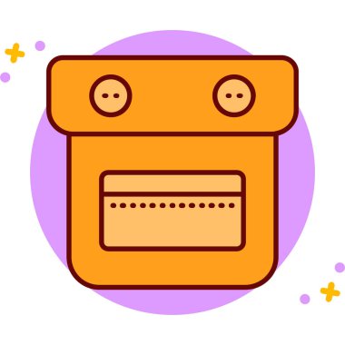 Bilgisayar. Web simgesi basit illüstrasyon