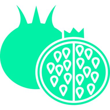 Karpuz simgesi vektör illüstrasyonu