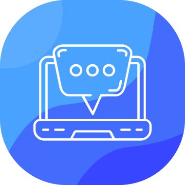 Konuşma baloncukları ikon vektör çizimi