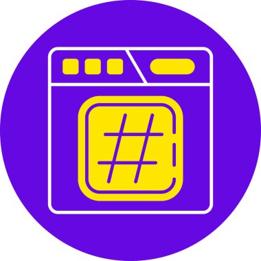 seo modern simgesinin vektör illüstrasyonu