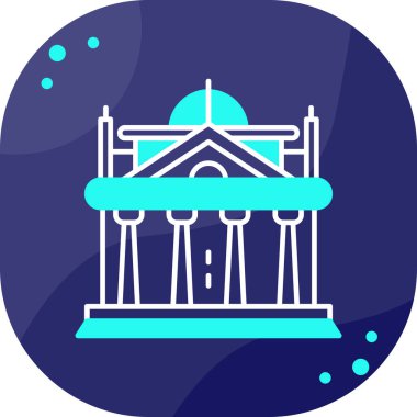 Modern b simgesinin vektör illüstrasyonu