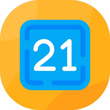 Takvim simgesi vektör illüstrasyonu