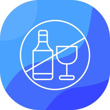 Cam simgenin vektör illüstrasyonu