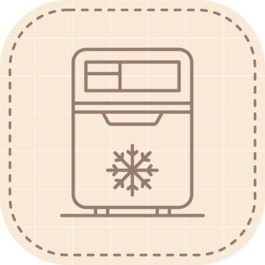 Moda tasarım tarzında klima simgesi