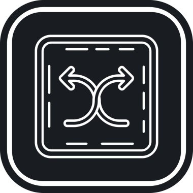 ok simgesi vektör illüstrasyonu