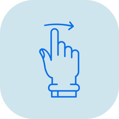 parmak imleç simgesi, vektör illüstrasyonu