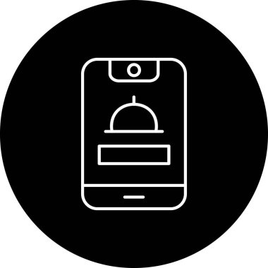 Gıda simgesinin vektör illüstrasyonu