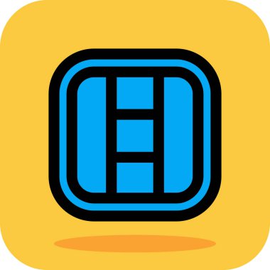 Uygulama modern simgesinin vektör illüstrasyonu