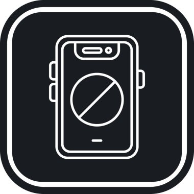 Modern simgenin vektör illüstrasyonu