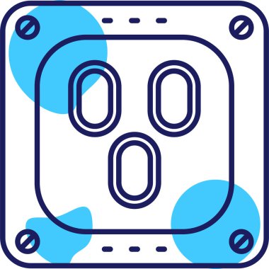 Mavi arkaplanın vektör illüstrasyonu