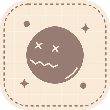 Bir gezegenin vektör simgesi