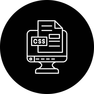 dosya biçimi simgesi, vektör illüstrasyonu