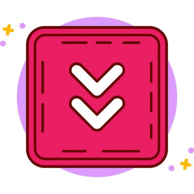 Simgeyi işaretle, vektör illüstrasyon tasarımı