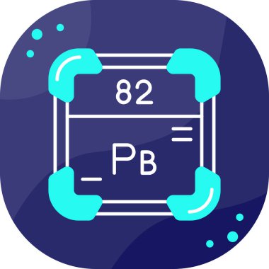 Kimyasal simge, vektör çizimi