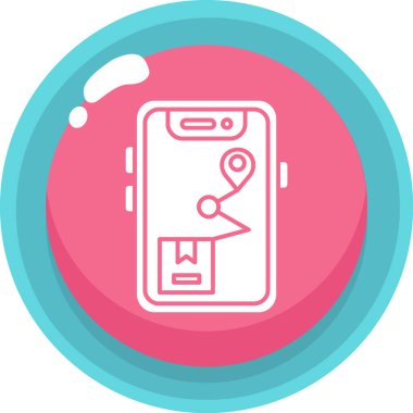 - Telefon. Web simgesi basit illüstrasyon