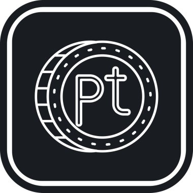 Web için para simgesi, vektör illüstrasyonu