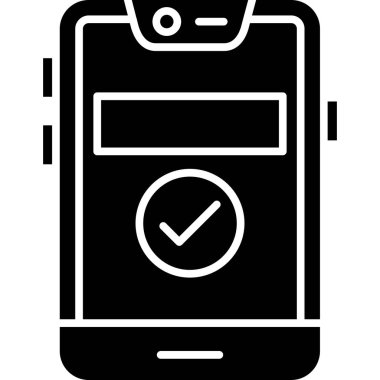 Smartphone Simgesi, vektör illüstrasyonu