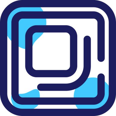 Modern b 'nin vektör illüstrasyonunda müziğin eksik simgesi