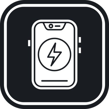 Pil. Web simgesi basit illüstrasyon