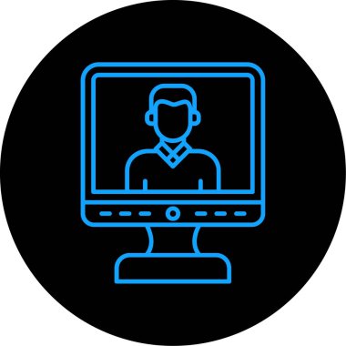 dizüstü bilgisayar simgesi, vektör illüstrasyonu