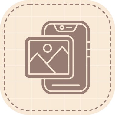 kamera simgesi vektör illüstrasyonu