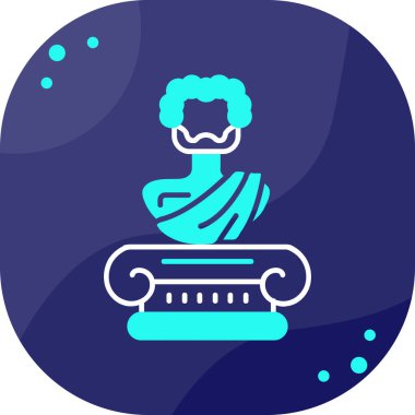 Güzel bir Yunan ikonunun vektör illüstrasyonu