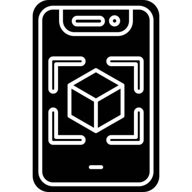 Akıllı telefon. Web simgesi basit illüstrasyon