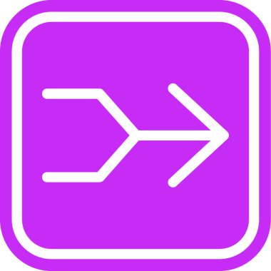 Eğilim biçimi izole edilmiş arkaplanda ok simgesi