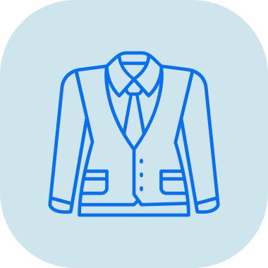 Ceketli bir adamın vektör çizimi